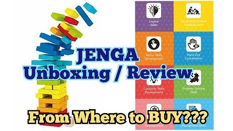 JENGA CHALLENGE  | Fun Family Games | Unboxing Review In Hindi