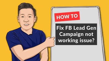 Facebook Lead Gen Campaign not working - How to fix? (Facebook Ads Tutorial)