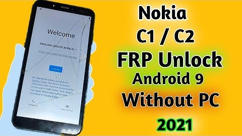 Nokia C1/C2  FRP Unlock Google Account Android 9 | 10/ Remove Google TA 1233 Without PC New Method