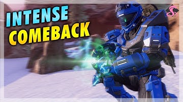 Intense Comeback on Meander Strongholds Big Team Battle - Halo 5: Guardians