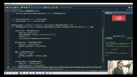 Apache Airflow hands on part 4 | MySQL Operator | Creating a table in Mysql using Apache Airflow