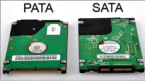 WHAT IS DIFFERENCE BETWEEN SATA AND PATA HARD DRIVES