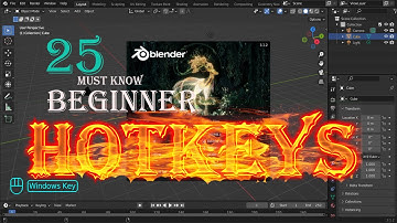 Complete beginner Blender 3.1 Hotkeys(shortcuts)