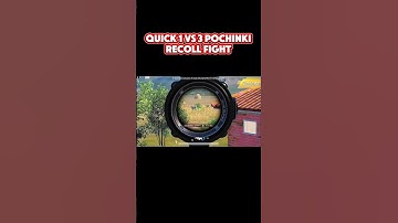 Quick 1 vs 3 Pochinki recall fight #bgmi #pubg #shortvideo #bgmihighlights #ytshorts