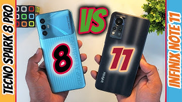 Tecno Spark 8 Pro Vs Infinix Note 11 SPEED TEST & COMPARISON