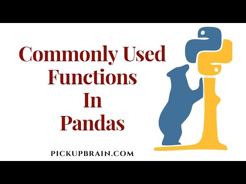 Commonly Used Function in Pandas Python