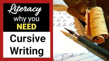 Cursive handwriting and secret recipes; Literacy pays!