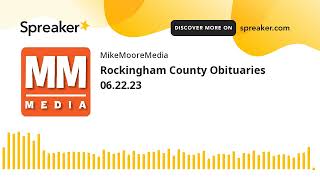 Rockingham County Obituaries 06.22.23