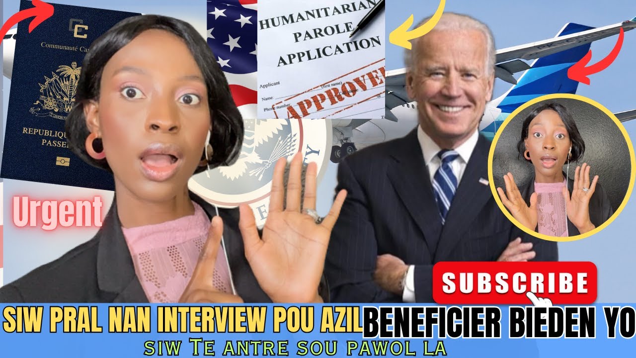 🚨urgent Moun Parole/Bieden yo 6 Kesyon ke Ofisyer imigration an ap Pozew nan interview Azil ou an😳