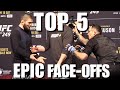 TOP 5 EPIC UFC Face-Offs