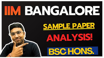 IIMB UGAT Sample Paper Detailed Analysis!