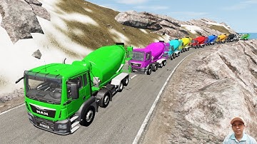 Buscity, Xe tải huỷ diệt xe trộn bê tông, xe bồn, xe container, xe buýt, xe containe