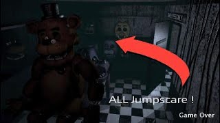 Five Nights At Freddy's 1 All jumpscare NO COMMENTARY