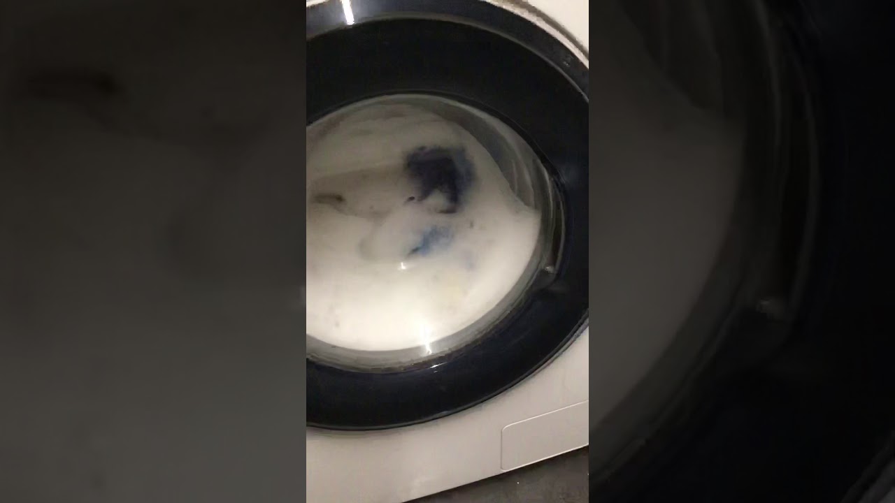 Samsung Washing Machine with a big suds lock. YouTube
