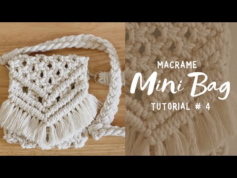 DIY Macrame Bag Strap, Easy Tutorial