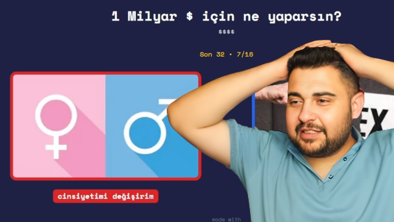 EKİPLE 1 MİLYAR DOLAR İÇİN NE YAPARSIN OYNADIK! ARDA NİYETİ BOZDU!!