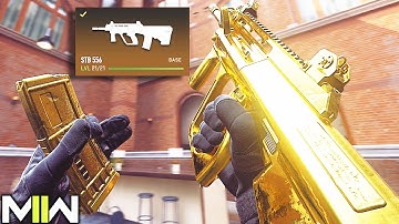 Gold STB-556 Gameplay On Modern Warfare 2! (Class/Tuning Setup)