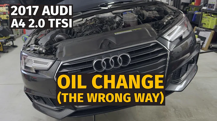The Best Oil Change Method? Audi A4 (B9) Oil Change Guide (2016 to Present)