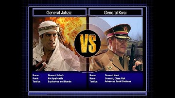 Demolition General VS Tank General [C&C Zero Hour Challenge] [Hard]