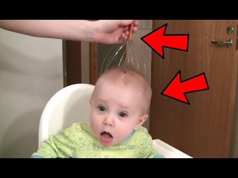 cute-babies-reacting-to-head-massager-for-the-first-time-compilation-||-new