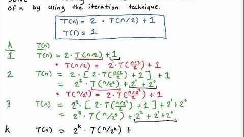Recurrence Relation