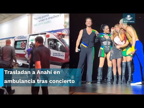 Anahí abandona concierto de RBD por complicaciones de salud