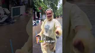 Vietnam is wild for this rain #vietnamtravel #typhoon #vietnam #vietnamrain #travelvlog #travelcoupl