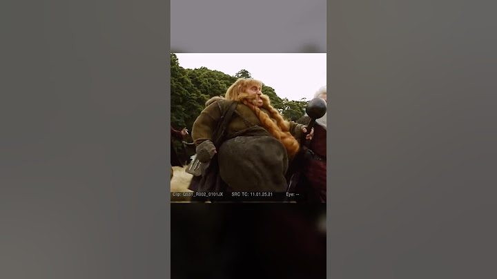 The hilarious moment the FAT Dwarf outran his Co-Stars in The Hobbit!