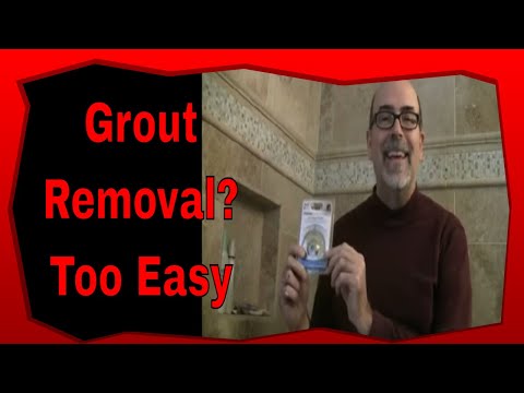 How To Remove Tile Grout In A Shower With A Dremel Multimax Grout Remover