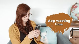 HOW I STOPPED WASTING TIME ON SOCIAL MEDIA - social media detox thoughts and tips