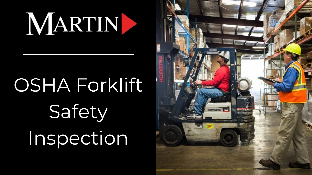 How To Complete An Osha Forklift Safety Inspection