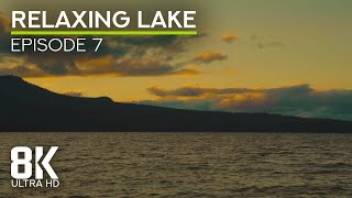 Peaceful Sounds of an Evening Lake - 8K Sunset Beauty of a Diamond Lake, Oregon - Episode 7