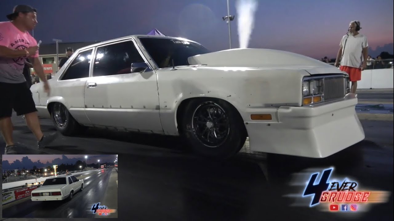 2ND AND 3RD PASS ON THIS NEW NITROUS POWERED SMALL BLOCK FAIRMONT "TINA TURNER"