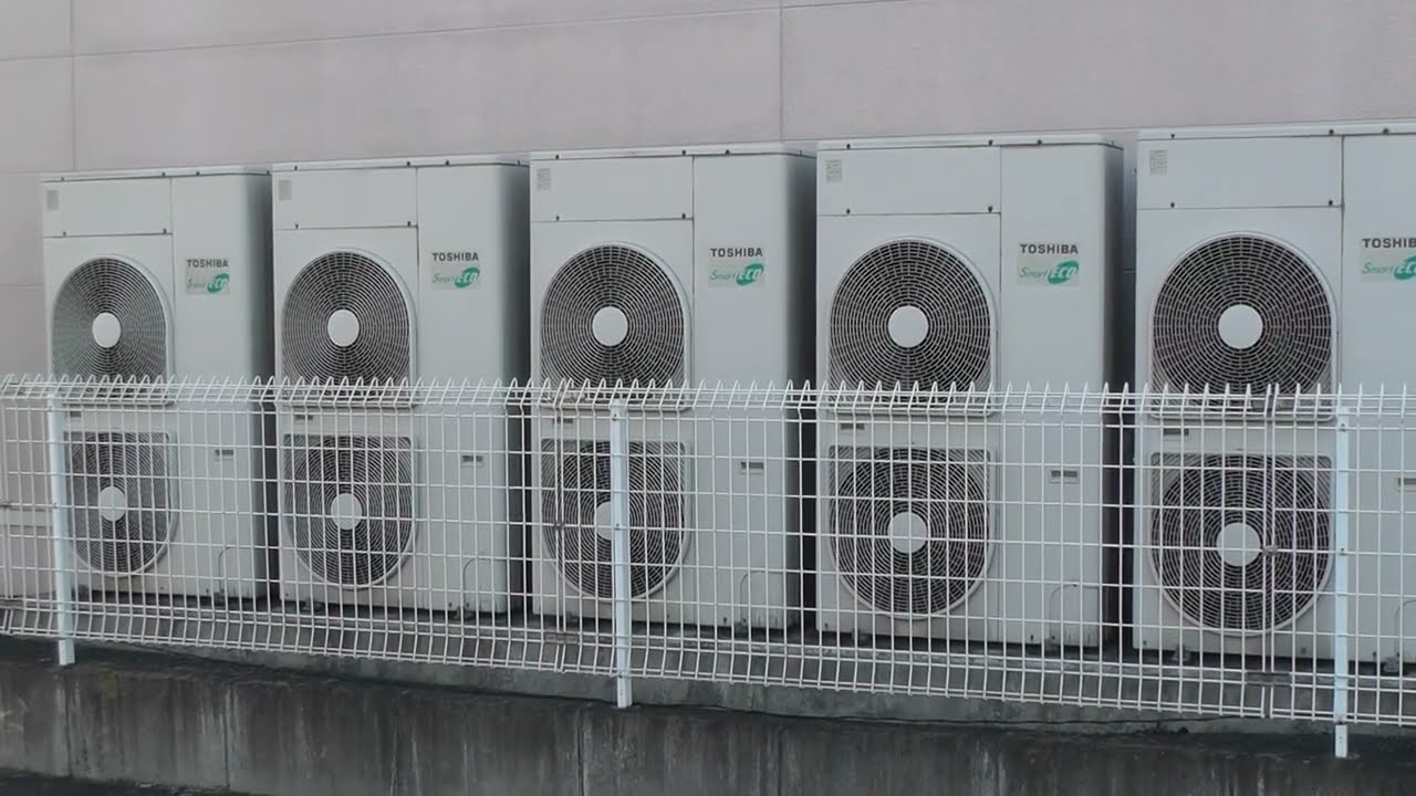 東芝エアコン室外機 スマートエコ - YouTube