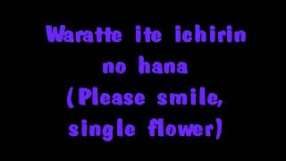 Ichirin No Hana - High and Mighty Color English&Japanese Lyrics (Dedication) chords