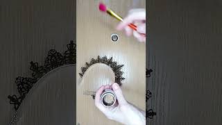 Корона в винтажном стиле своими руками #handmade #crown #diy #tutorial #творчество