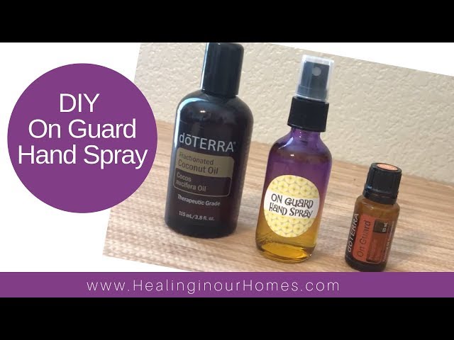 DIY On Guard Hand Sanitizer Spray Recipe