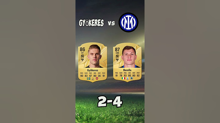 Gyökeres vs Inter Milan