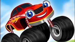 Monster Trucks Kids Game  игрушки машинки красная машина мультики
