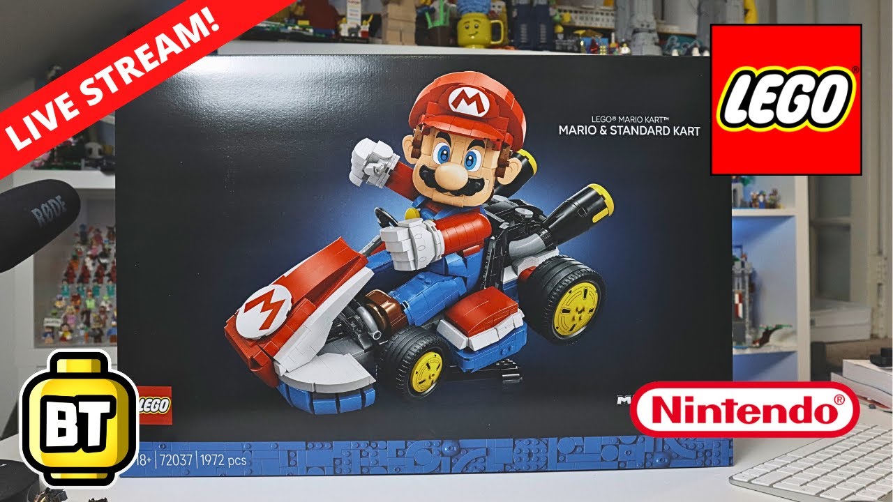 Mario Kart™ – Mario & Standard Kart (72037) Build LIVE!