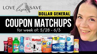 Dollar General Digital Coupon Match Ups for This Week