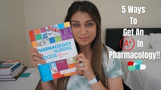 5 Study Tips To Get An A In Pharmacology In Nursing School! | How To Do Well!!