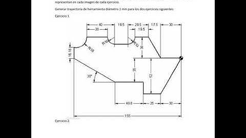 Ejercicios interpolación lineal y circular