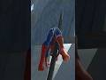 Spider-man Ragdoll Physics :Epic NPC Falls on Spikes! #shorts#ragdolls #spiderman#npc#usa#euphoria