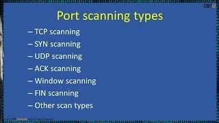 3.2 Network port scanning