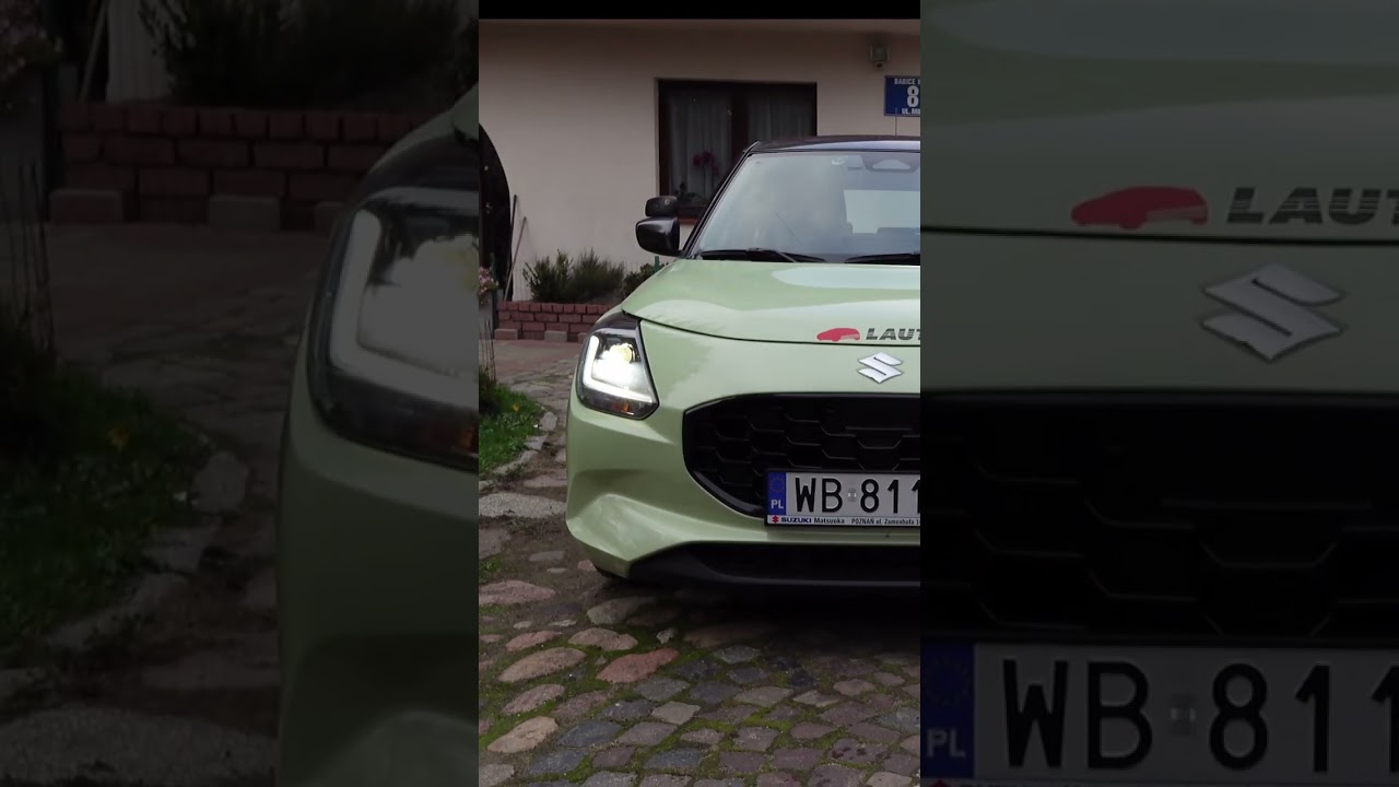 Suzuki Swift. Sprawdzanie świateł. #egzaminnaprawojazdy #szkołajazdy #prawojazdy #naukajazdy