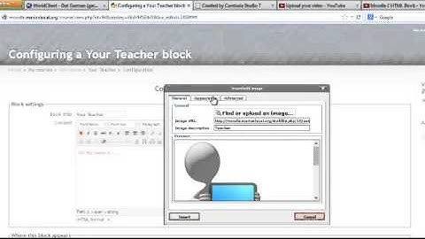 Moodle HTML Block
