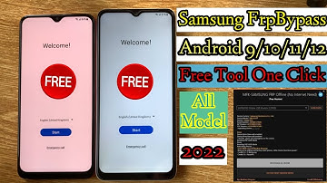 All Samsung Frp Bypass Free Tool 2022 | Samsung Google Account Unlock One Click Android 9,10,11,12