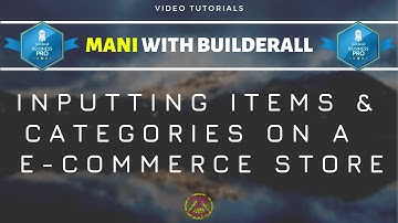 INPUTTING ITEMS AND CATEGORIES ON ECOMMERCE (Builderall)