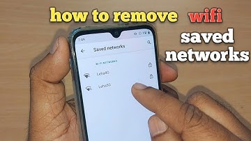 how to remove saved wifi networks on android | wifi saved networks removal